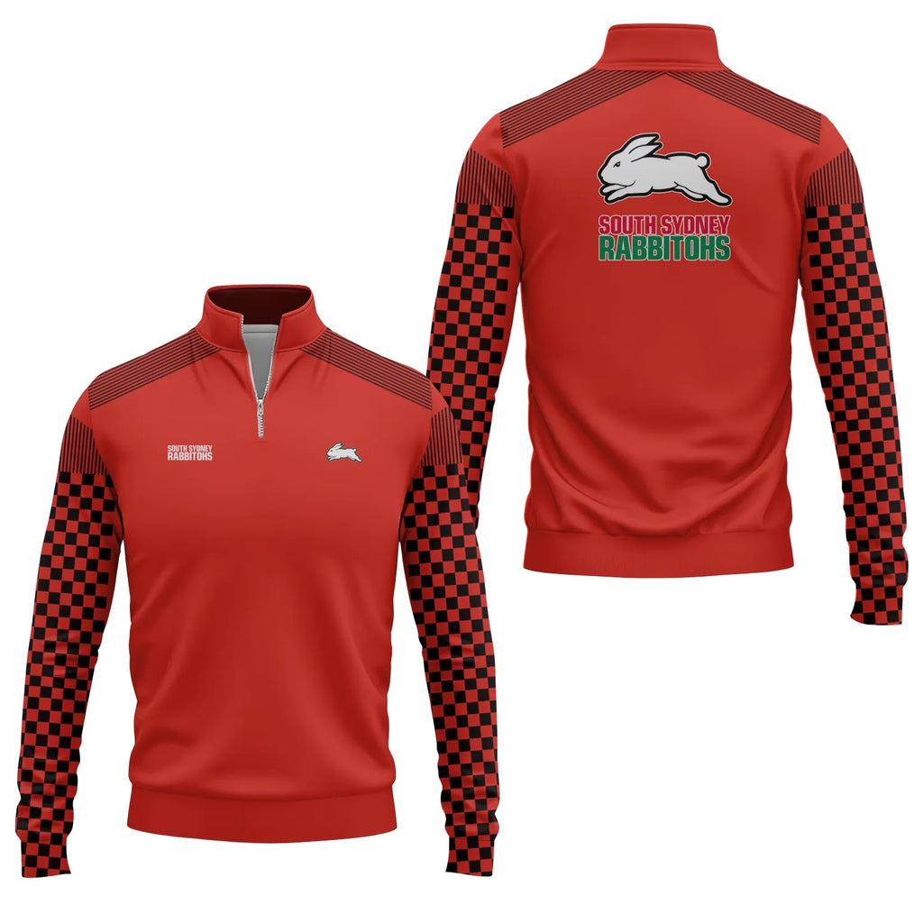 South Sydney Rabbitohs Quarter-zip Pullover SC057