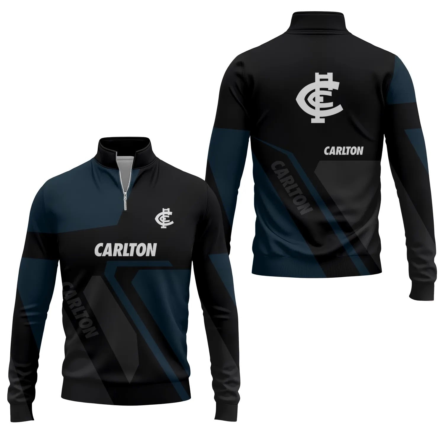 Carlton Blues Quarter-zip Pullover SC117