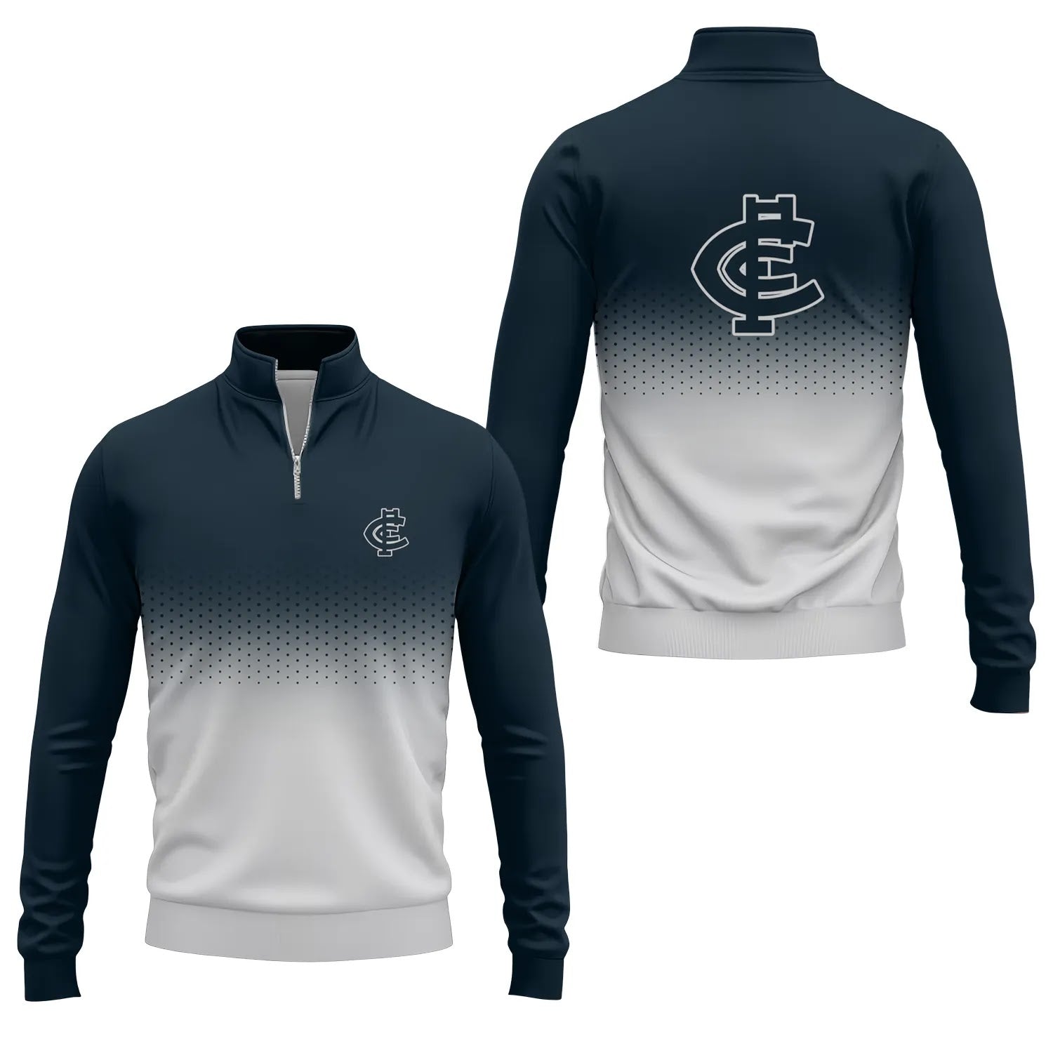 Carlton Blues Quarter-zip Pullover SC094