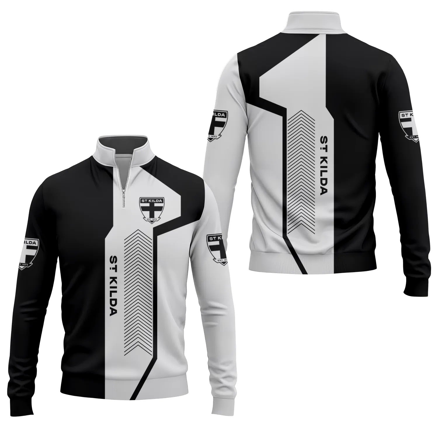 St Kilda Saints Quarter-zip Pullover SC065