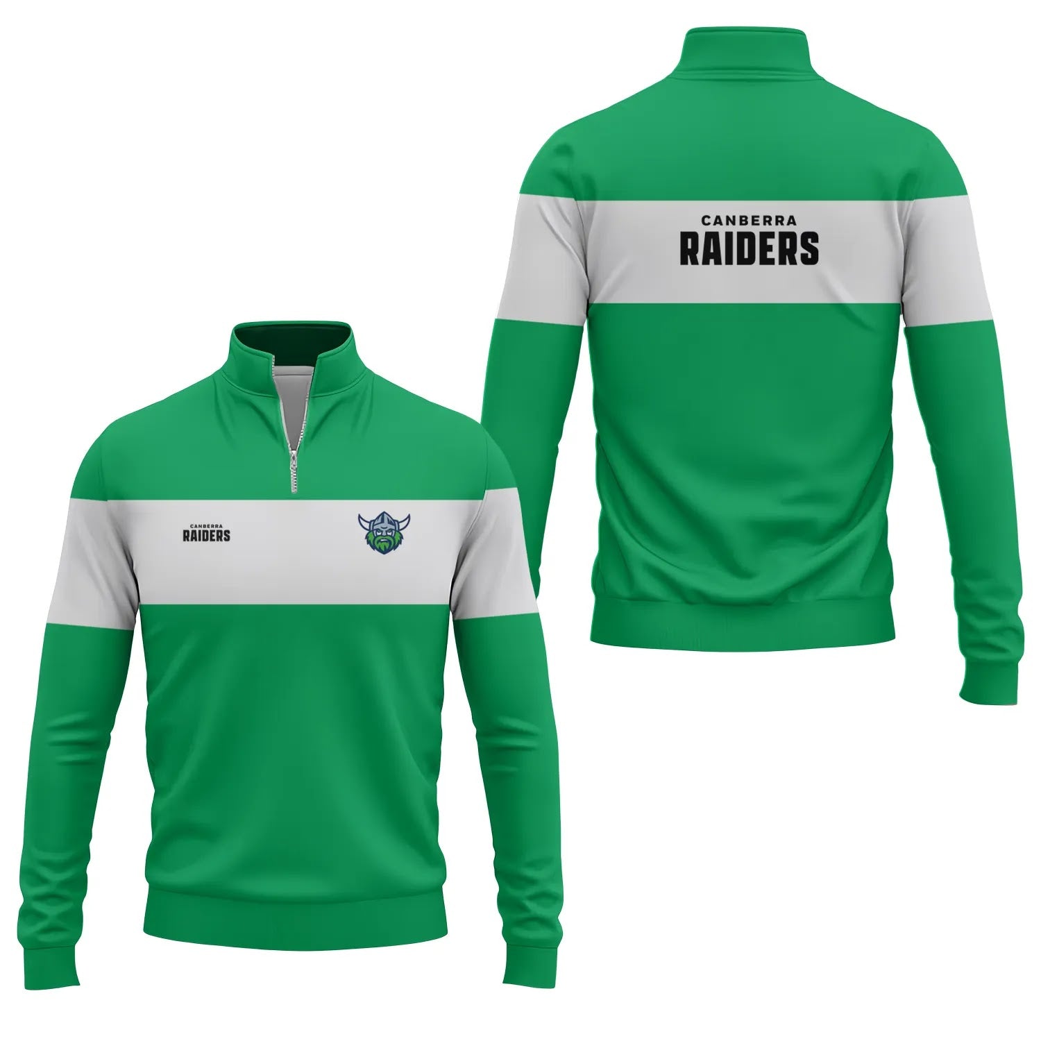 Canberra Raiders Quarter-zip Pullover SC046