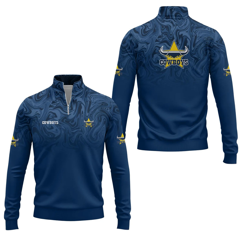 North Queensland Cowboys Quarter-zip Pullover SC091