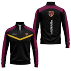 Brisbane Broncos Quarter-zip Pullover SC035