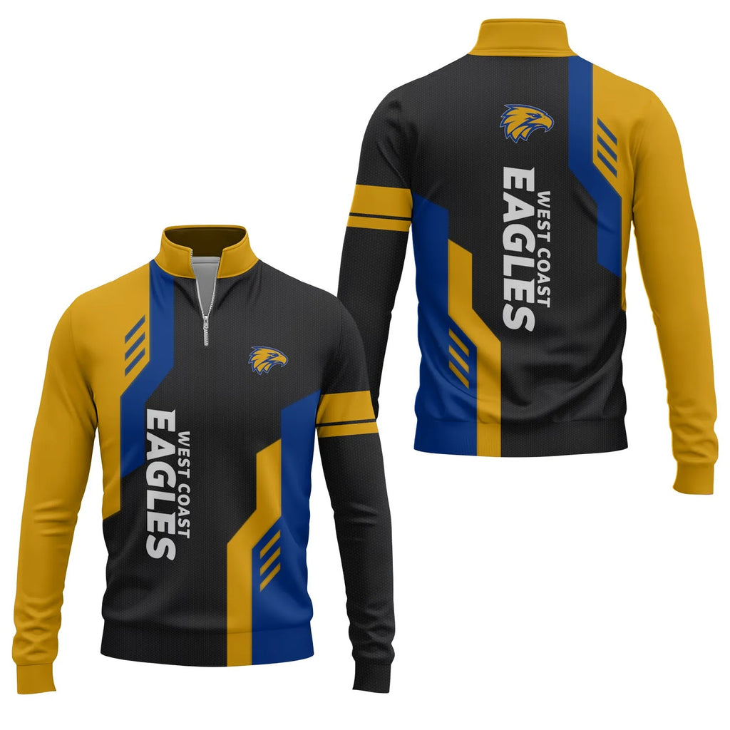 West Coast Eagles Quarter-zip Pullover SC029