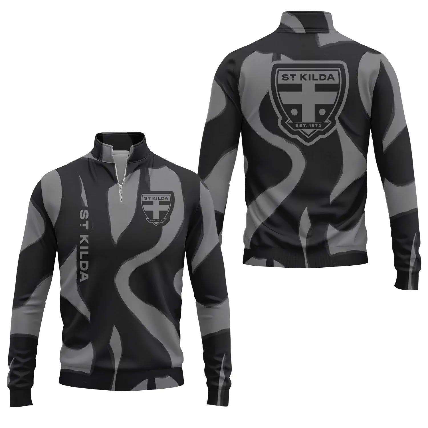 St Kilda Saints Quarter-zip Pullover SHW068