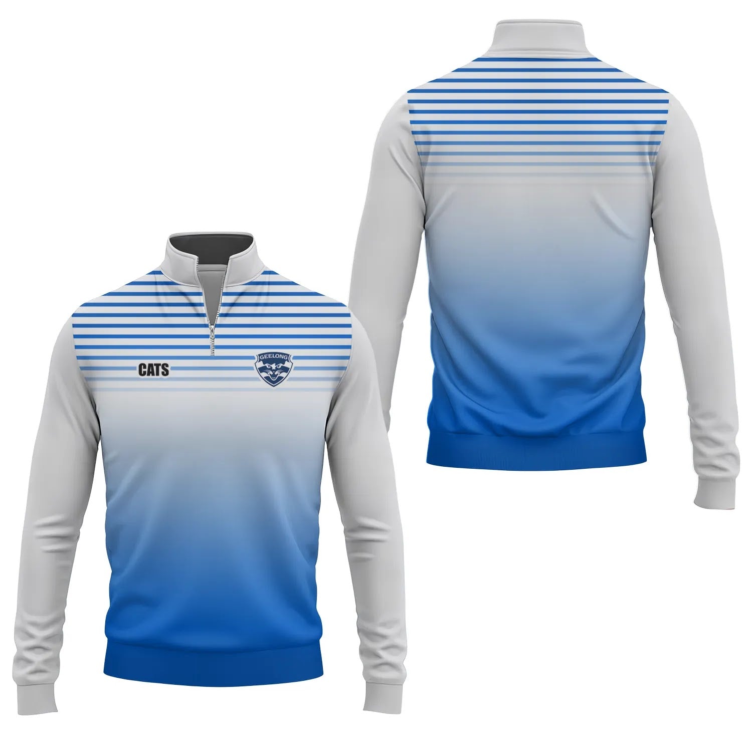 Geelong Cats Quarter-zip Pullover SC107
