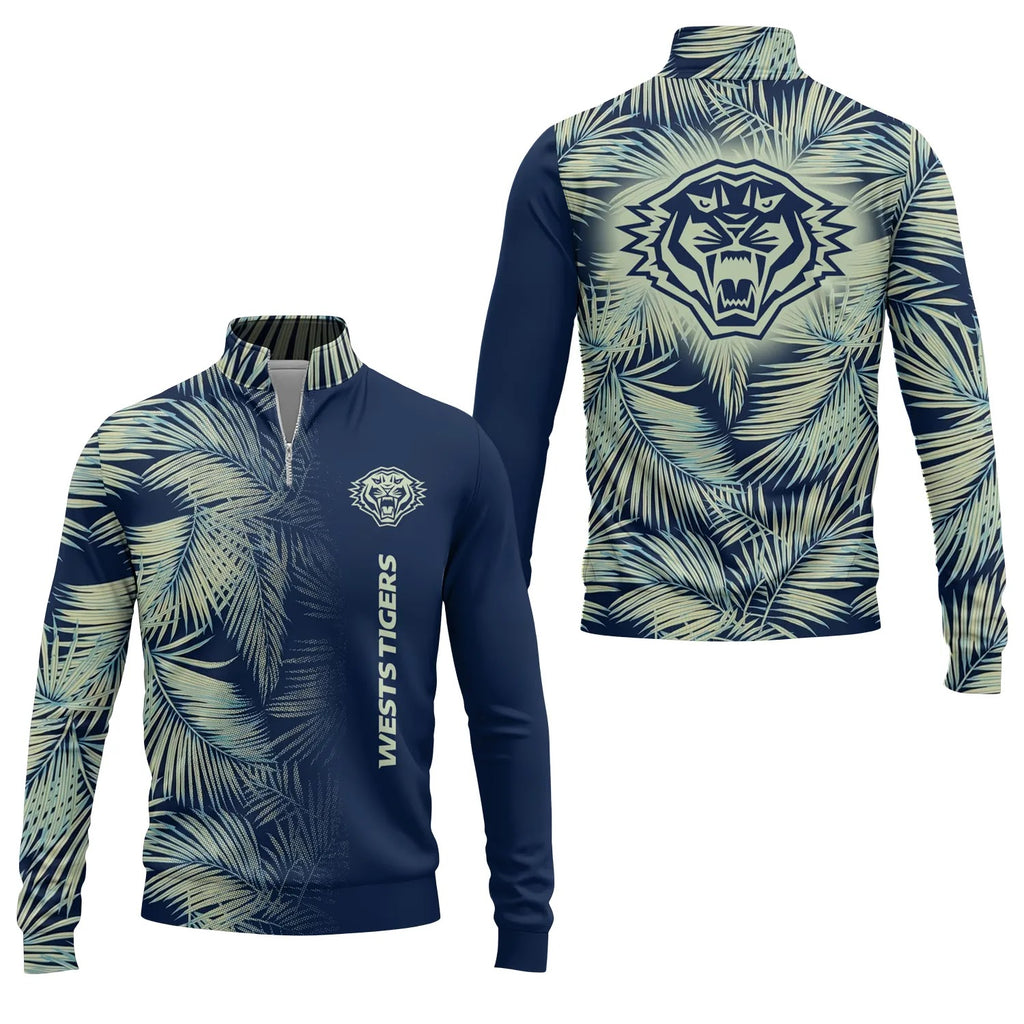 Wests Tigers Quarter-zip Pullover SHW003