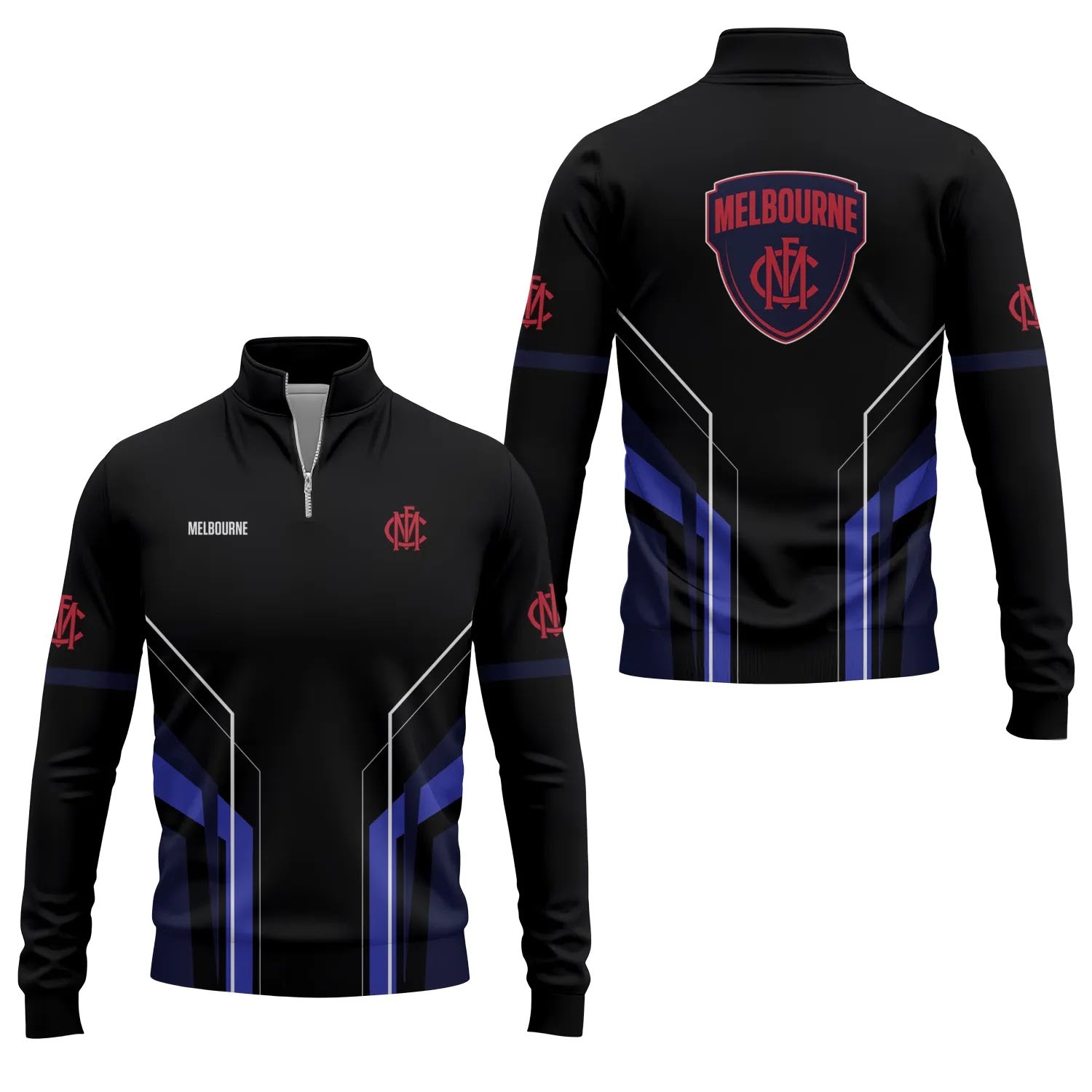 Melbourne Demons Quarter-zip Pullover SC023