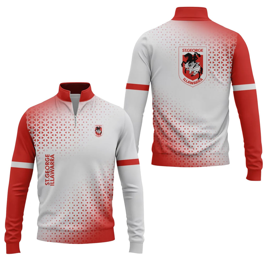 St George Illawarra Dragons Quarter-zip Pullover SC079