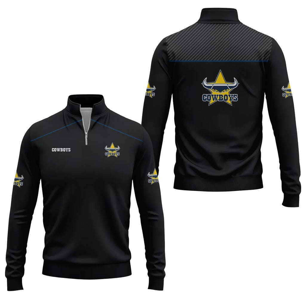 North Queensland Cowboys Quarter-zip Pullover SC004