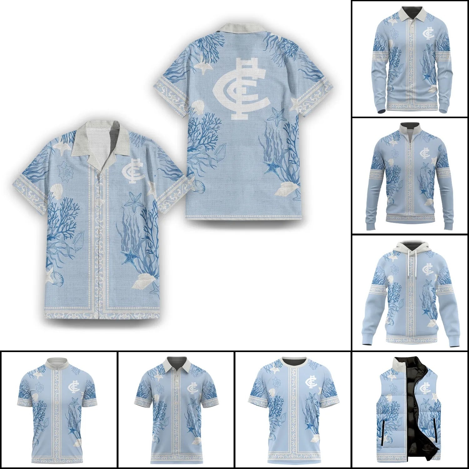 Carlton Blues Apparels SHW024