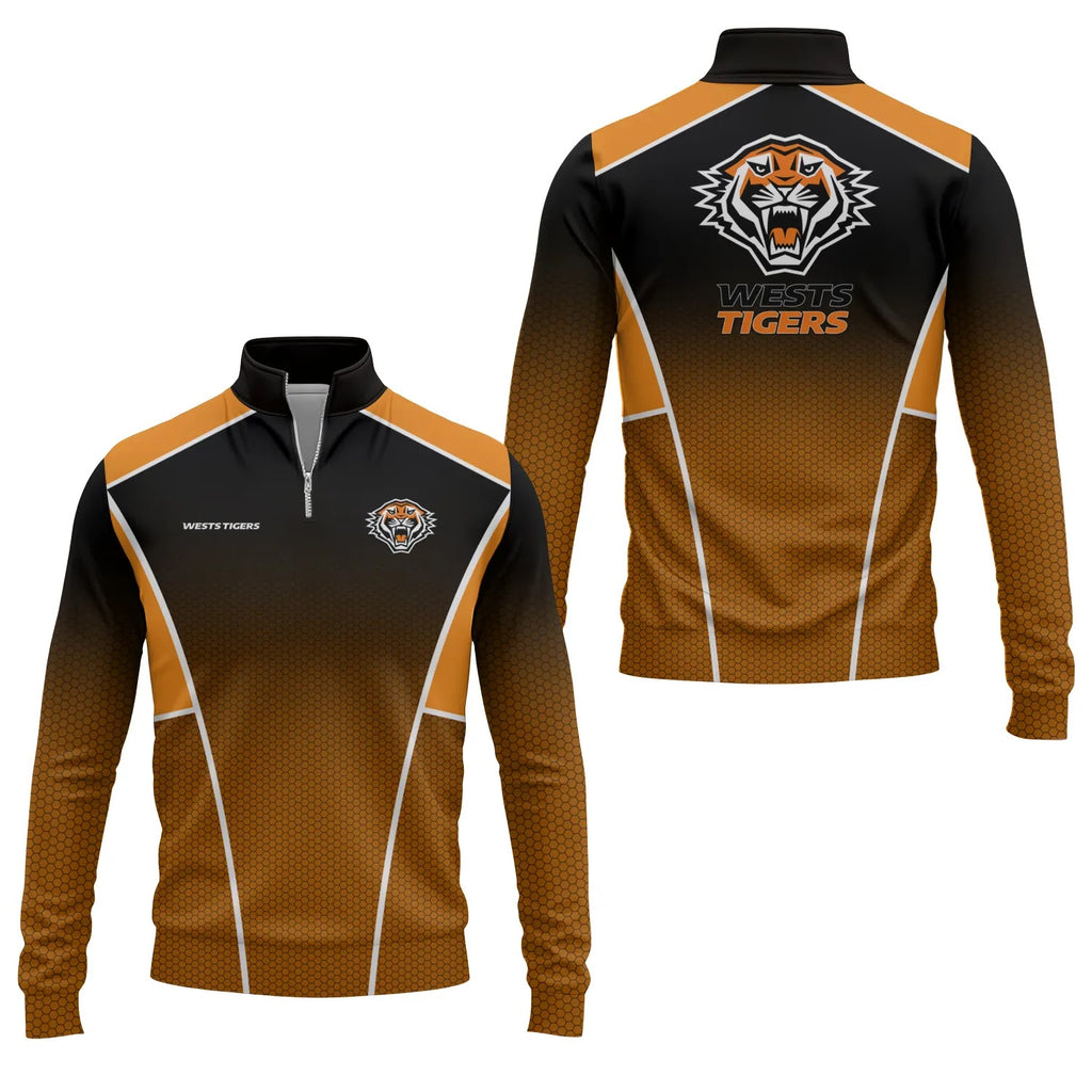 Wests Tigers Quarter-zip Pullover SC019