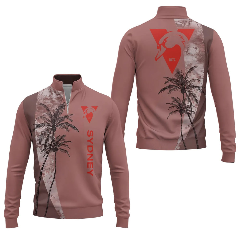 Sydney Swans Quarter-zip Pullover SHW071
