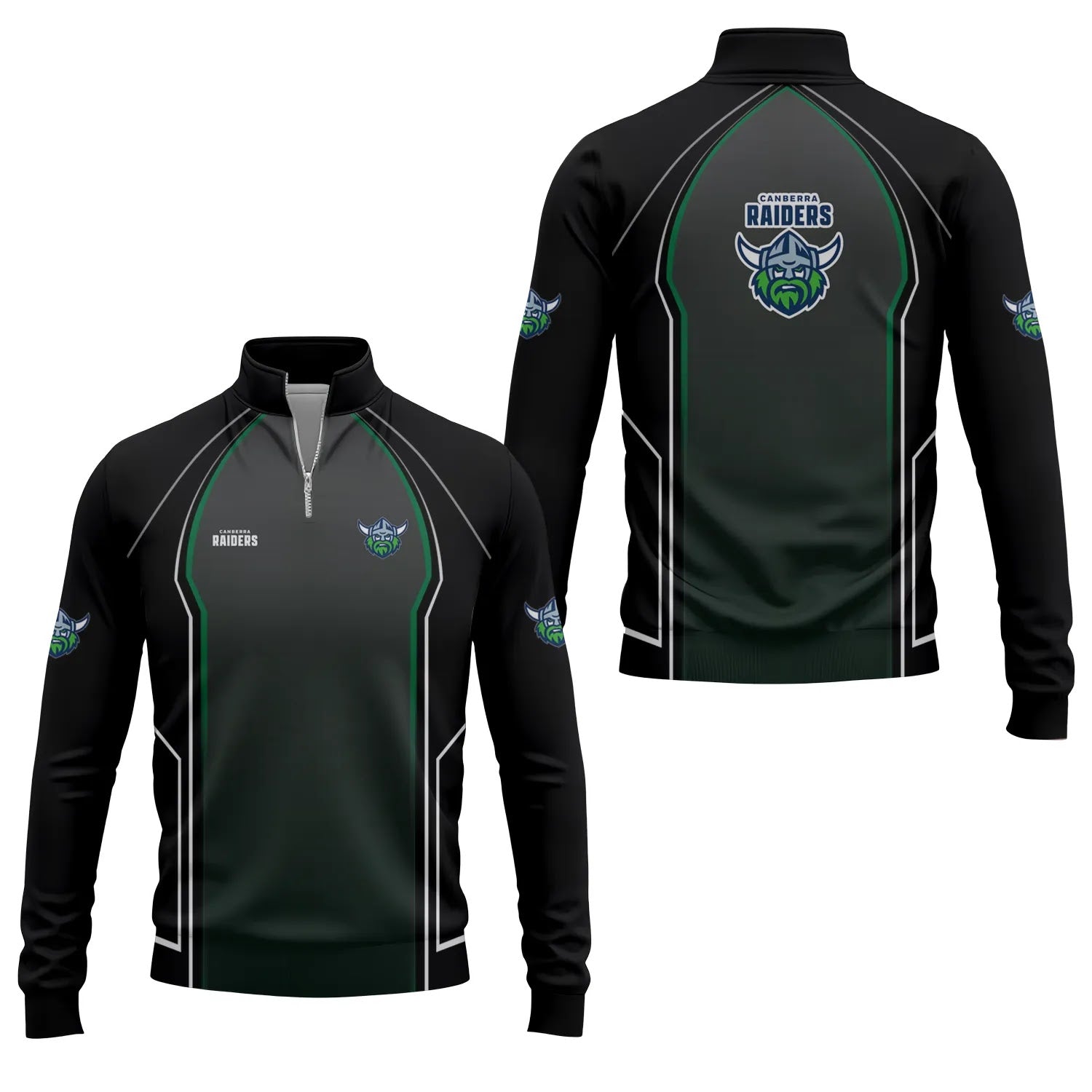 Canberra Raiders Quarter-zip Pullover SC061
