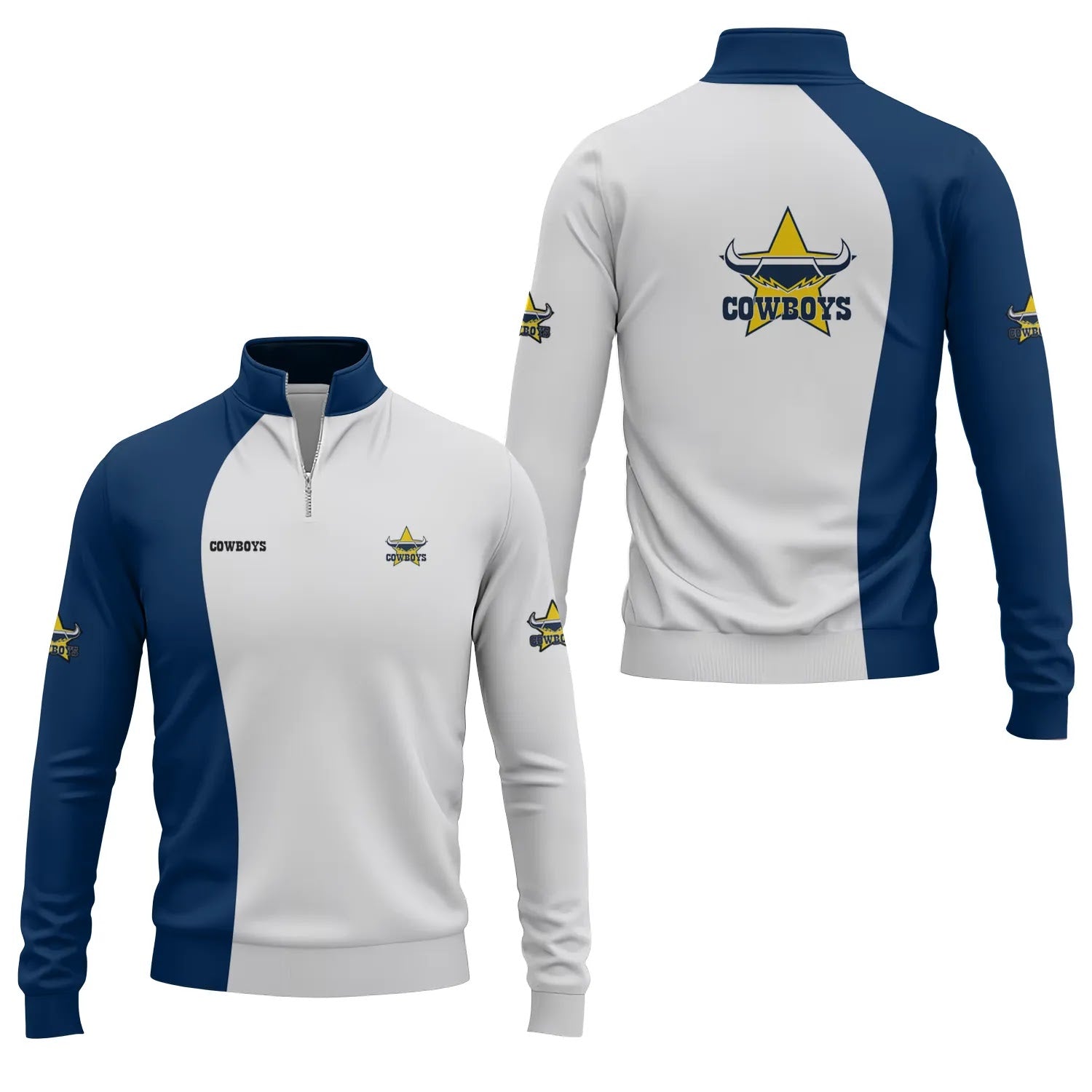 North Queensland Cowboys Quarter-zip Pullover SC055