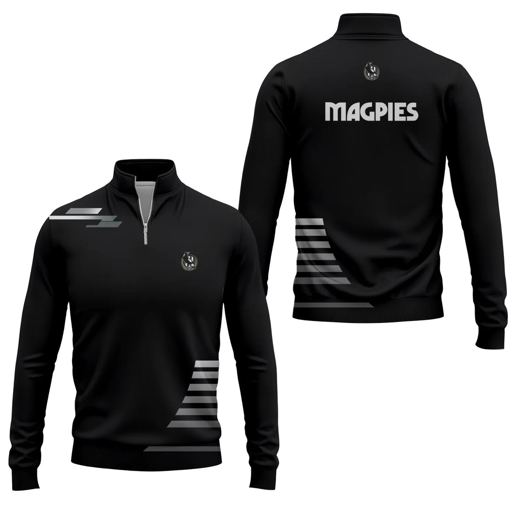 Collingwood Magpies Quarter-zip Pullover SC034