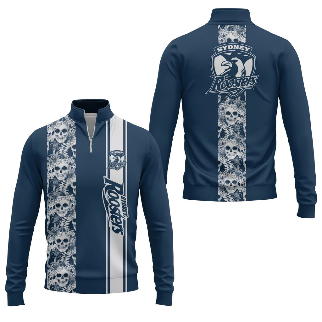 Sydney Roosters Quarter-zip Pullover SHW042