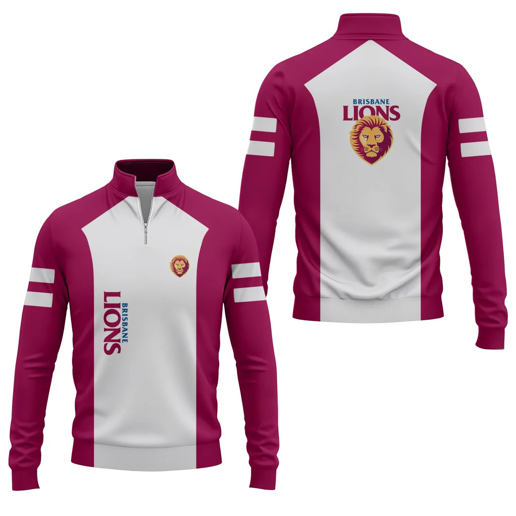 Brisbane Lions Quarter-zip Pullover SC078