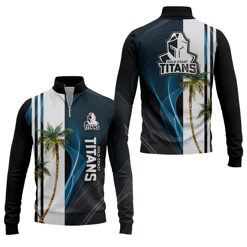 Gold Coast Titans Quarter-zip Pullover SHW036