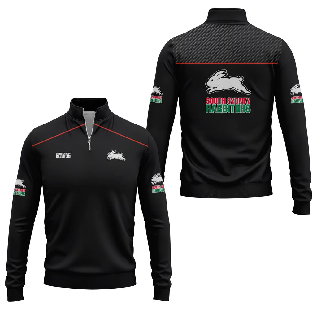 South Sydney Rabbitohs Quarter-zip Pullover SC004