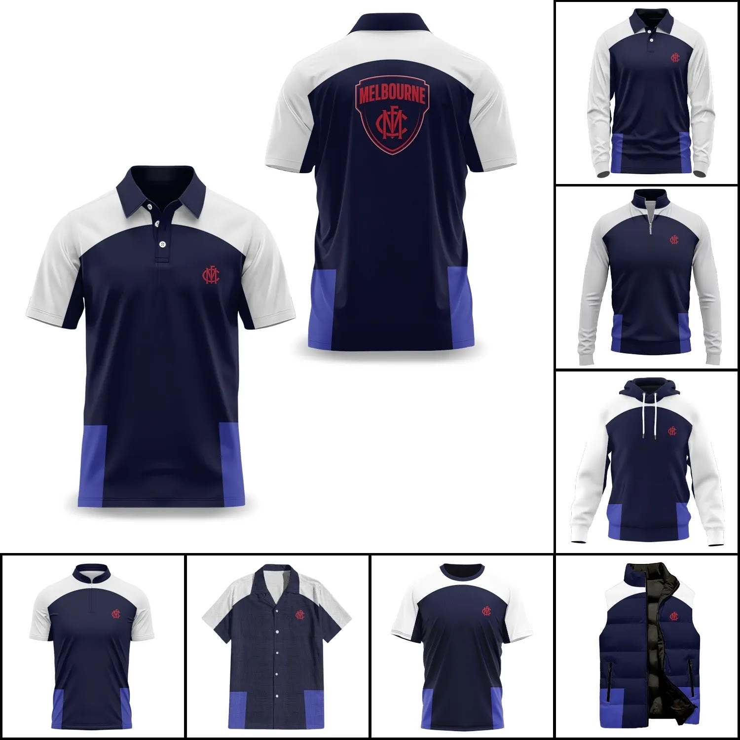Melbourne Demons Apparels SC016