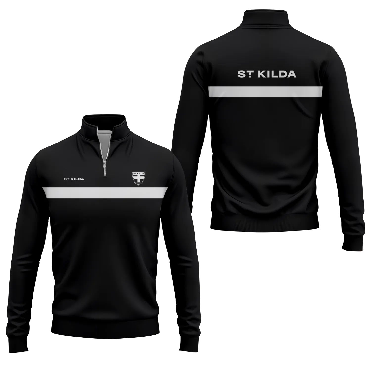 St Kilda Saints Quarter-zip Pullover SC050