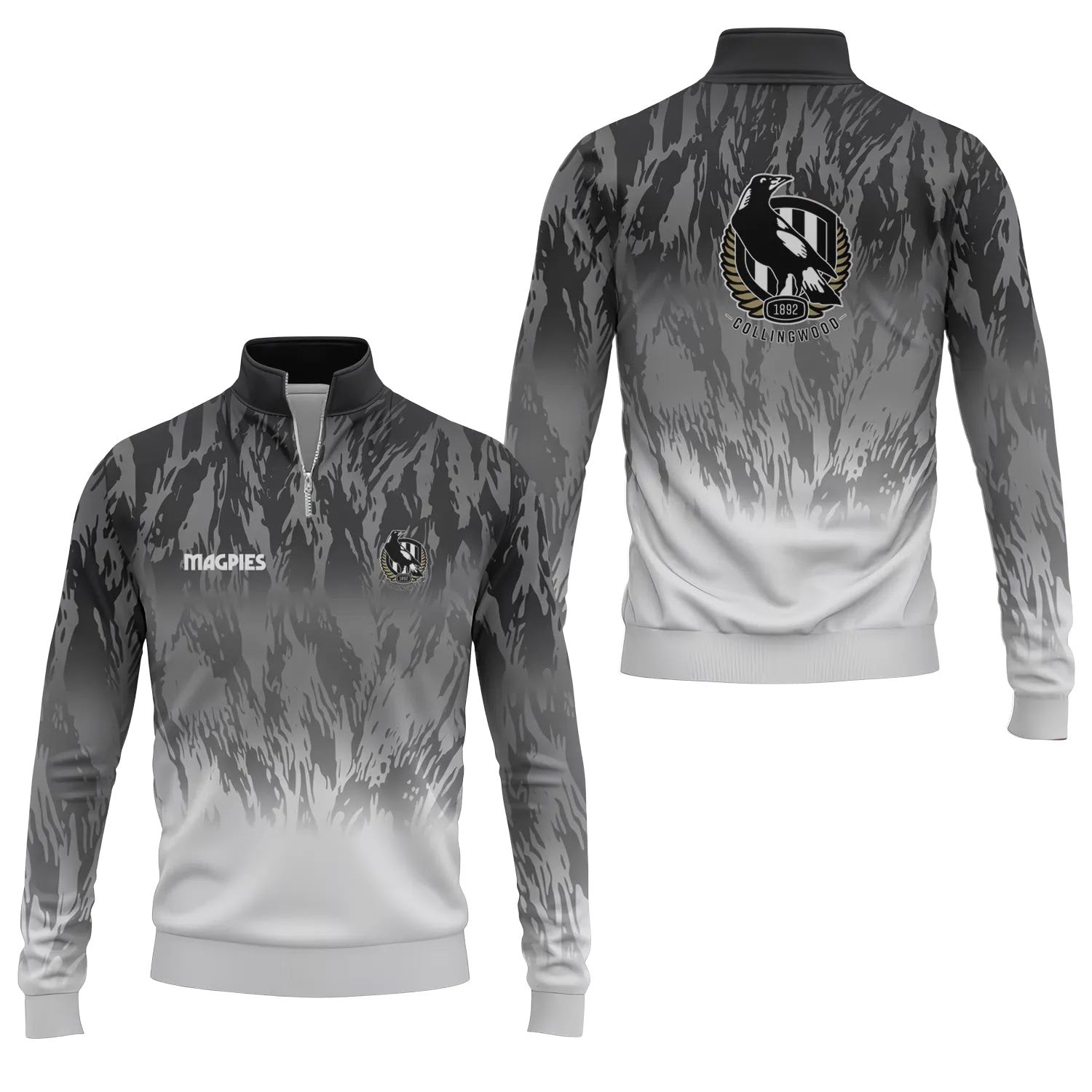 Collingwood Magpies Quarter-zip Pullover SC069