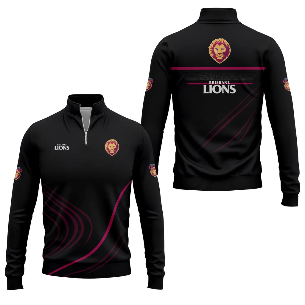 Brisbane Lions Quarter-zip Pullover SC024