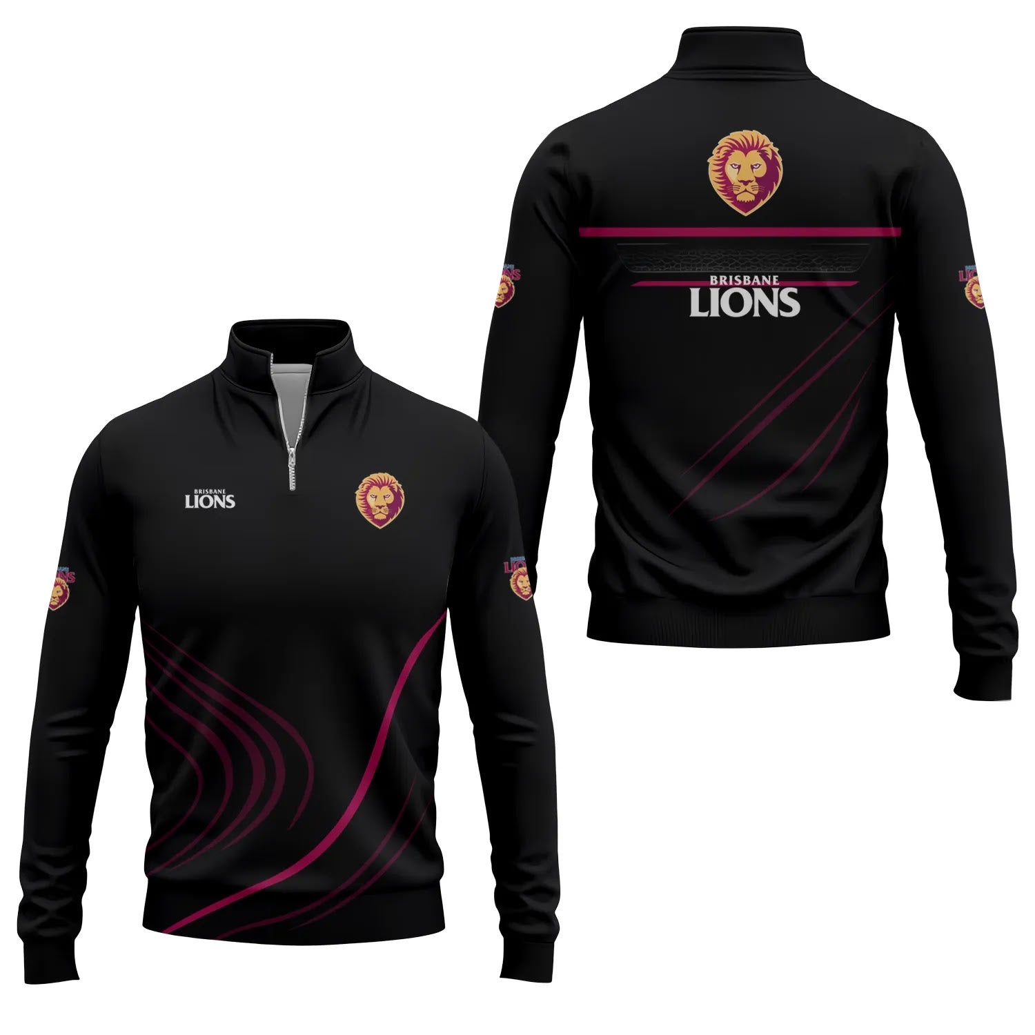 Brisbane Lions Quarter-zip Pullover SC024