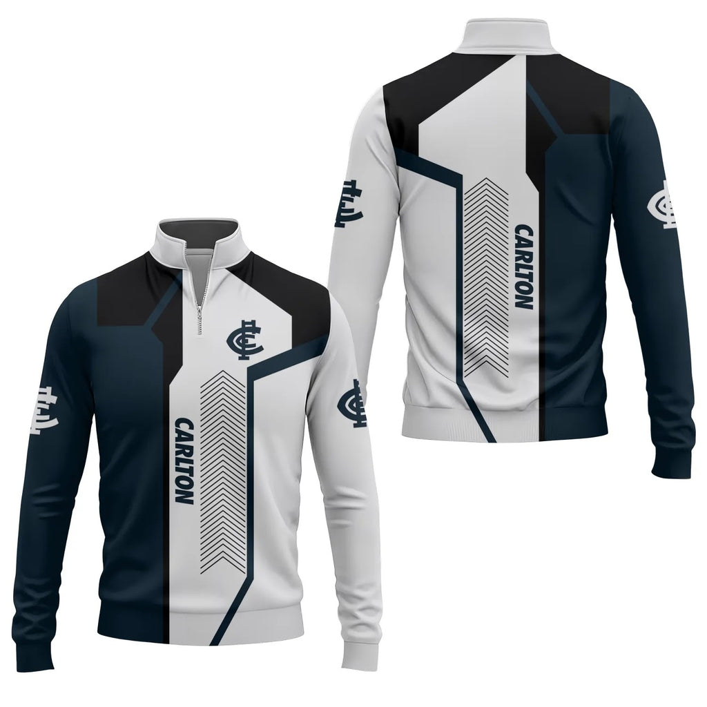 Carlton Blues Quarter-zip Pullover SC065