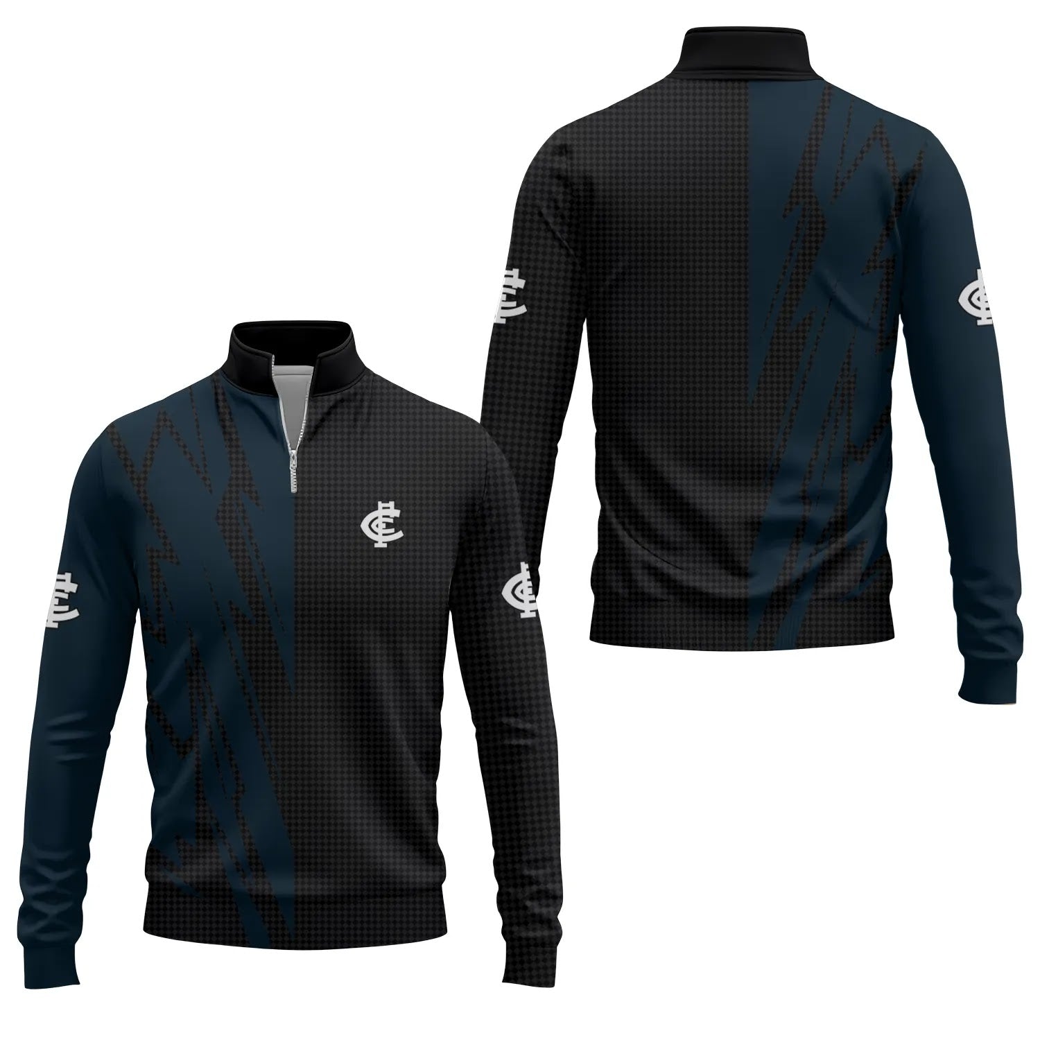 Carlton Blues Quarter-zip Pullover SC062