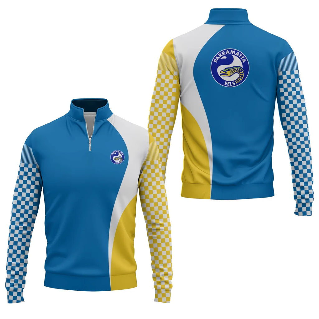 Parramatta Eels Quarter-zip Pullover SC073