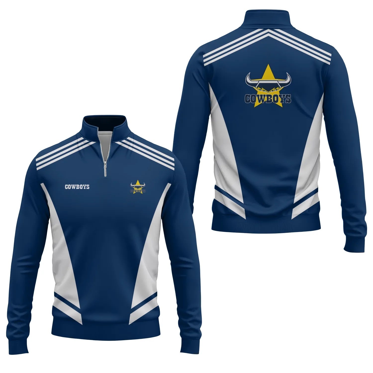 North Queensland Cowboys Quarter-zip Pullover SC092