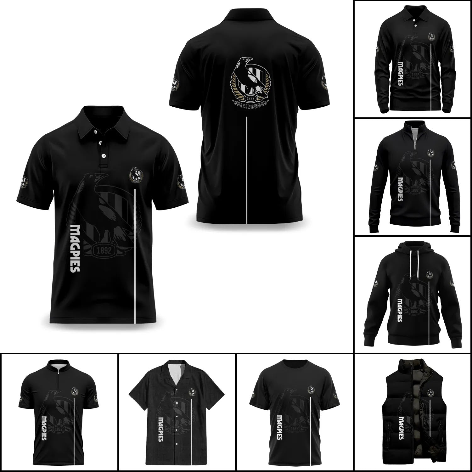 Collingwood Magpies Apparels SC077