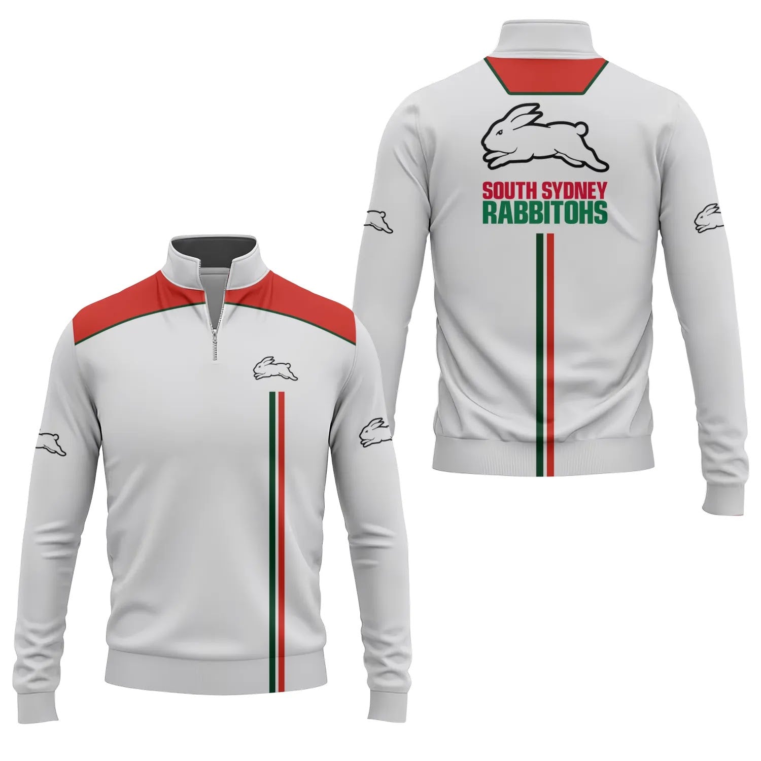 South Sydney Rabbitohs Quarter-zip Pullover SC021