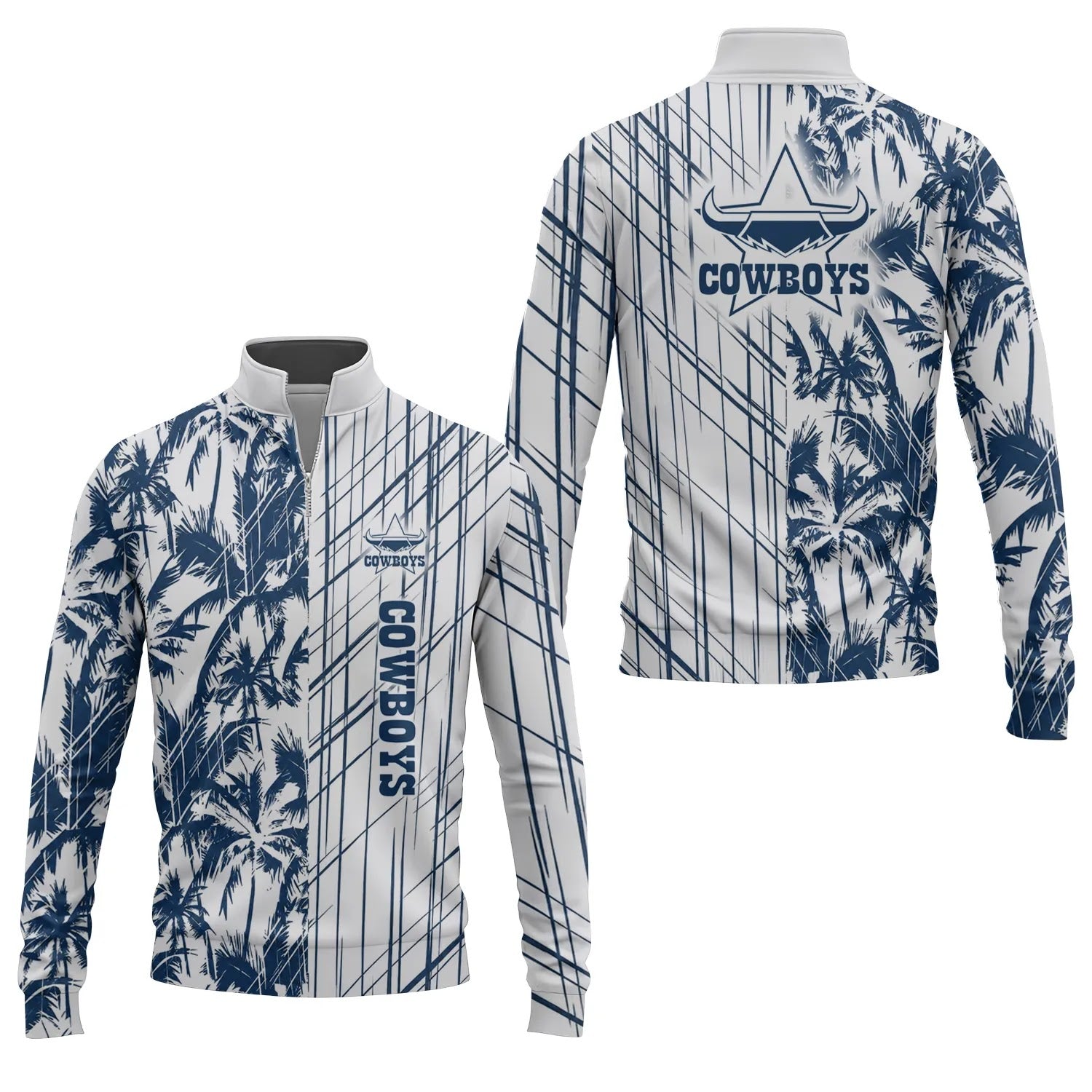 North Queensland Cowboys Quarter-zip Pullover SHW041