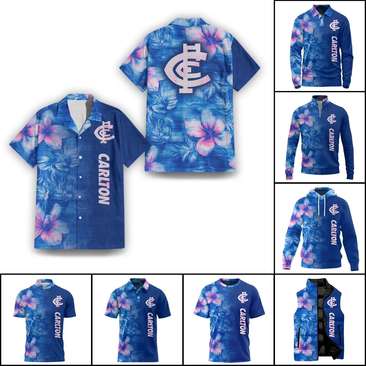 Carlton Blues Apparels SHW057