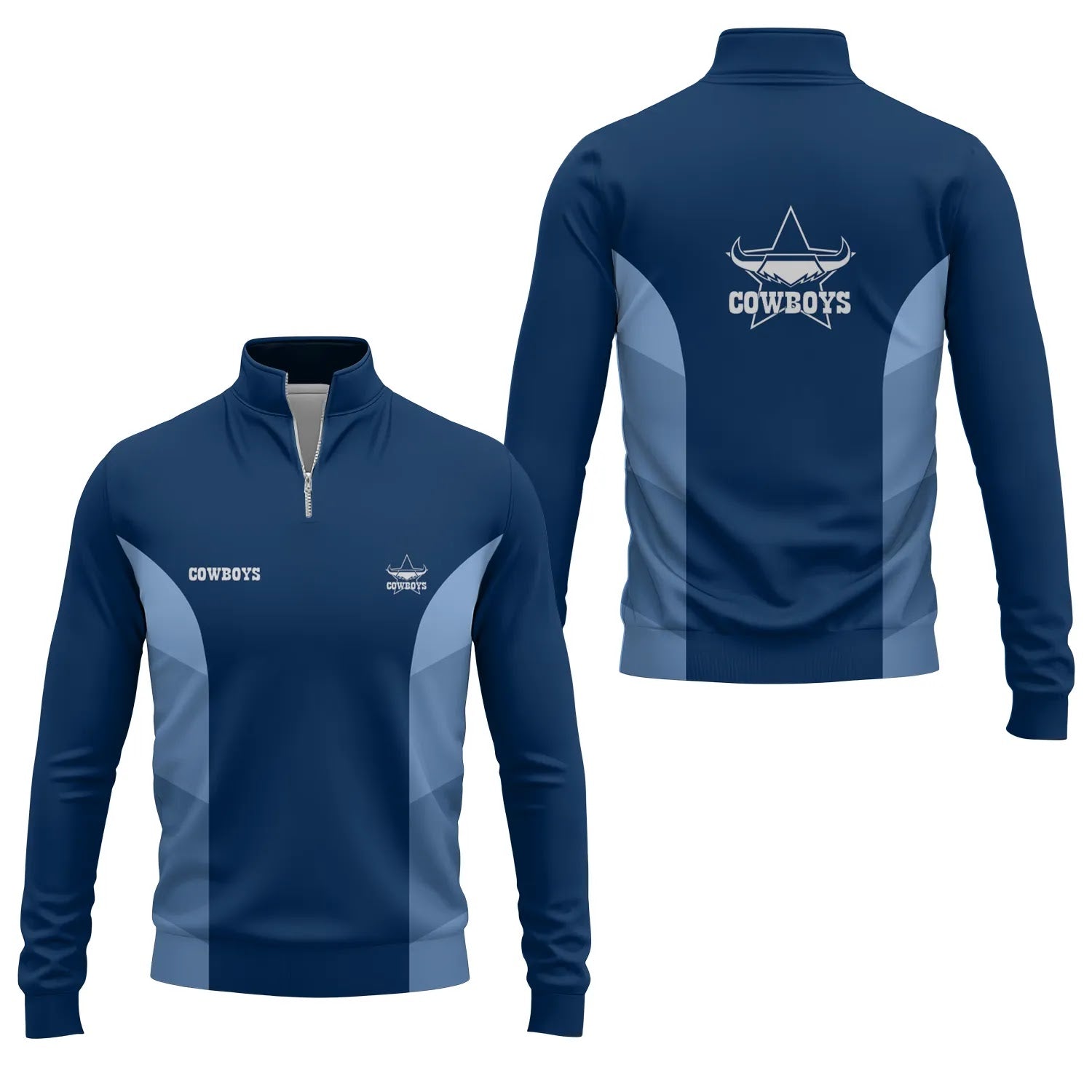 North Queensland Cowboys Quarter-zip Pullover SC049