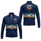 Canterbury-Bankstown Bulldogs Quarter-zip Pullover SHW017