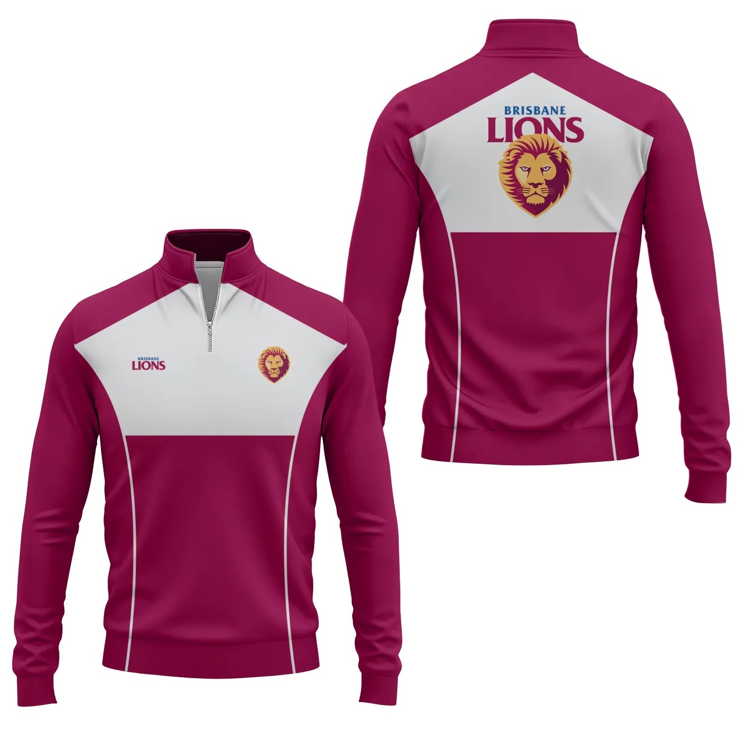 Brisbane Lions Quarter-zip Pullover SC028