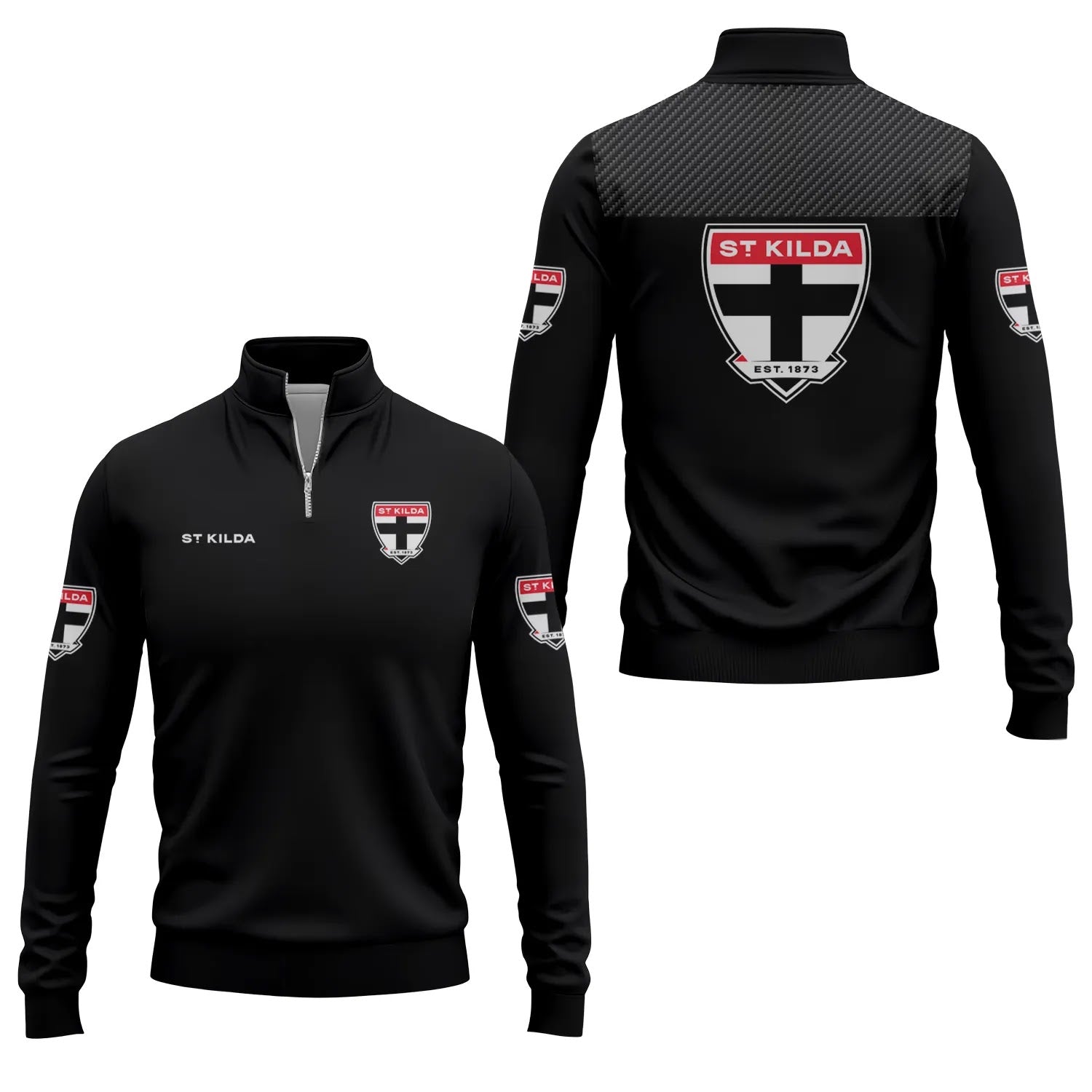 St Kilda Saints Quarter-zip Pullover SC001