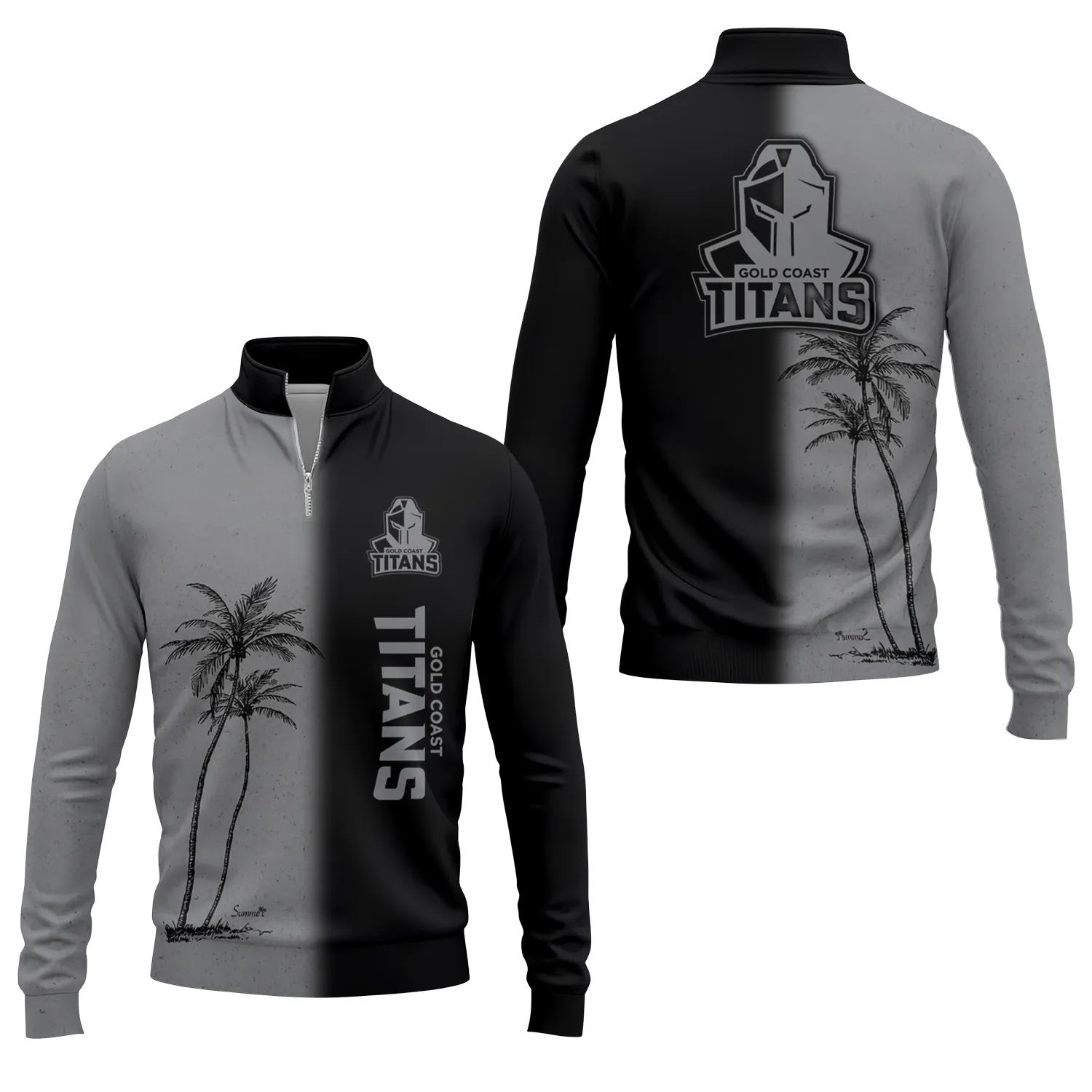 Gold Coast Titans Quarter-zip Pullover SHW037