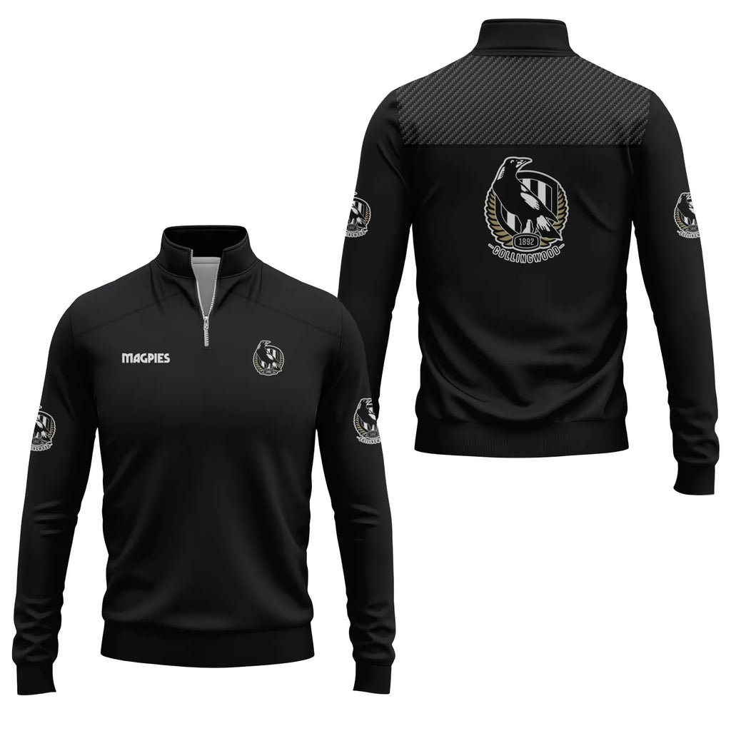 Collingwood Magpies Quarter-zip Pullover SC004
