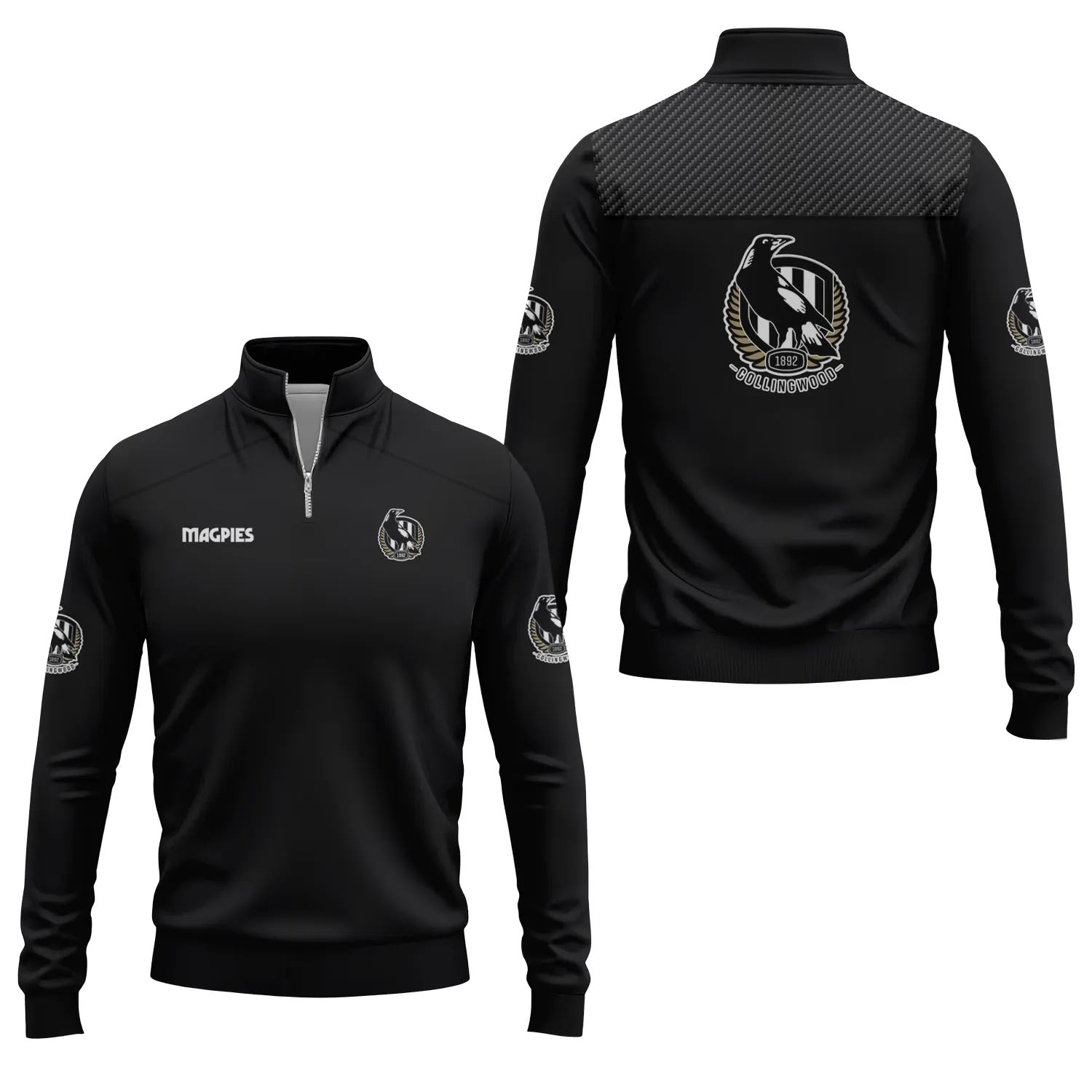 Collingwood Magpies Quarter-zip Pullover SC004