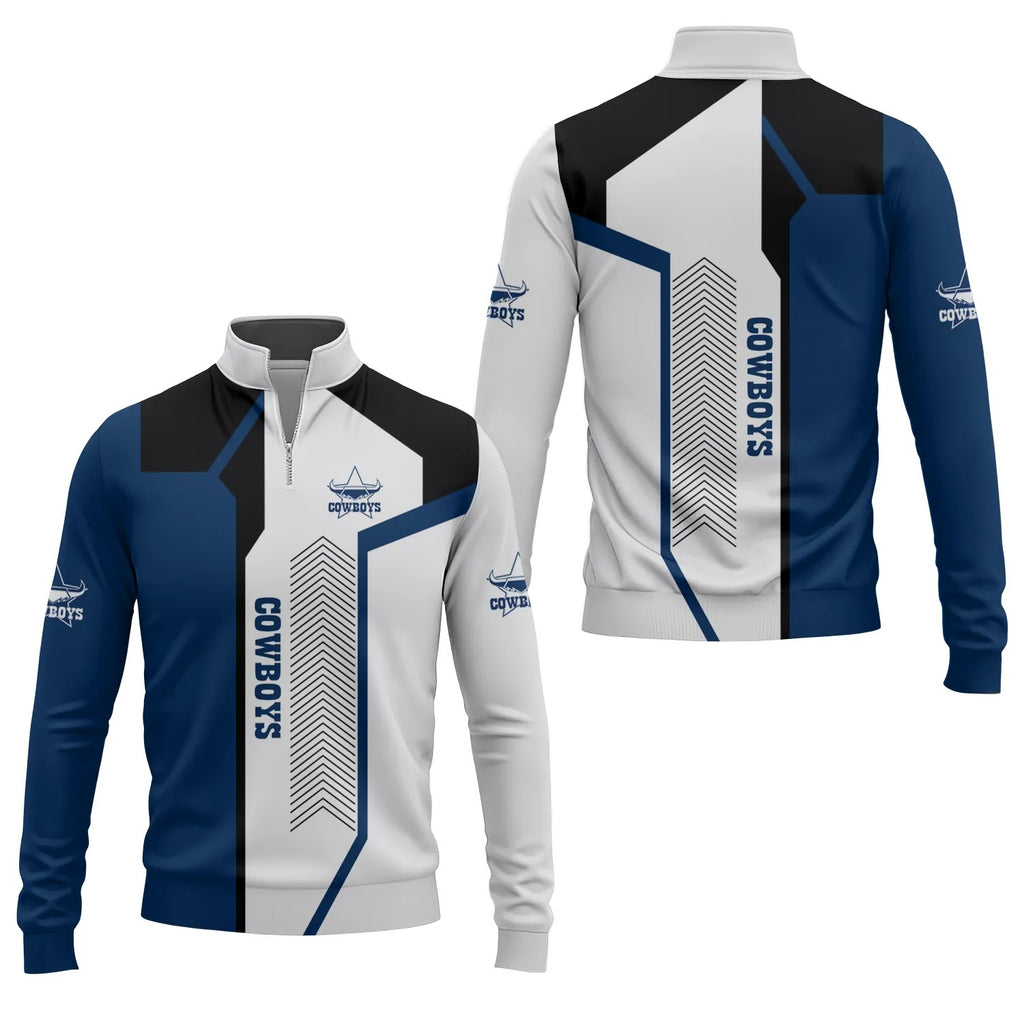 North Queensland Cowboys Quarter-zip Pullover SC065