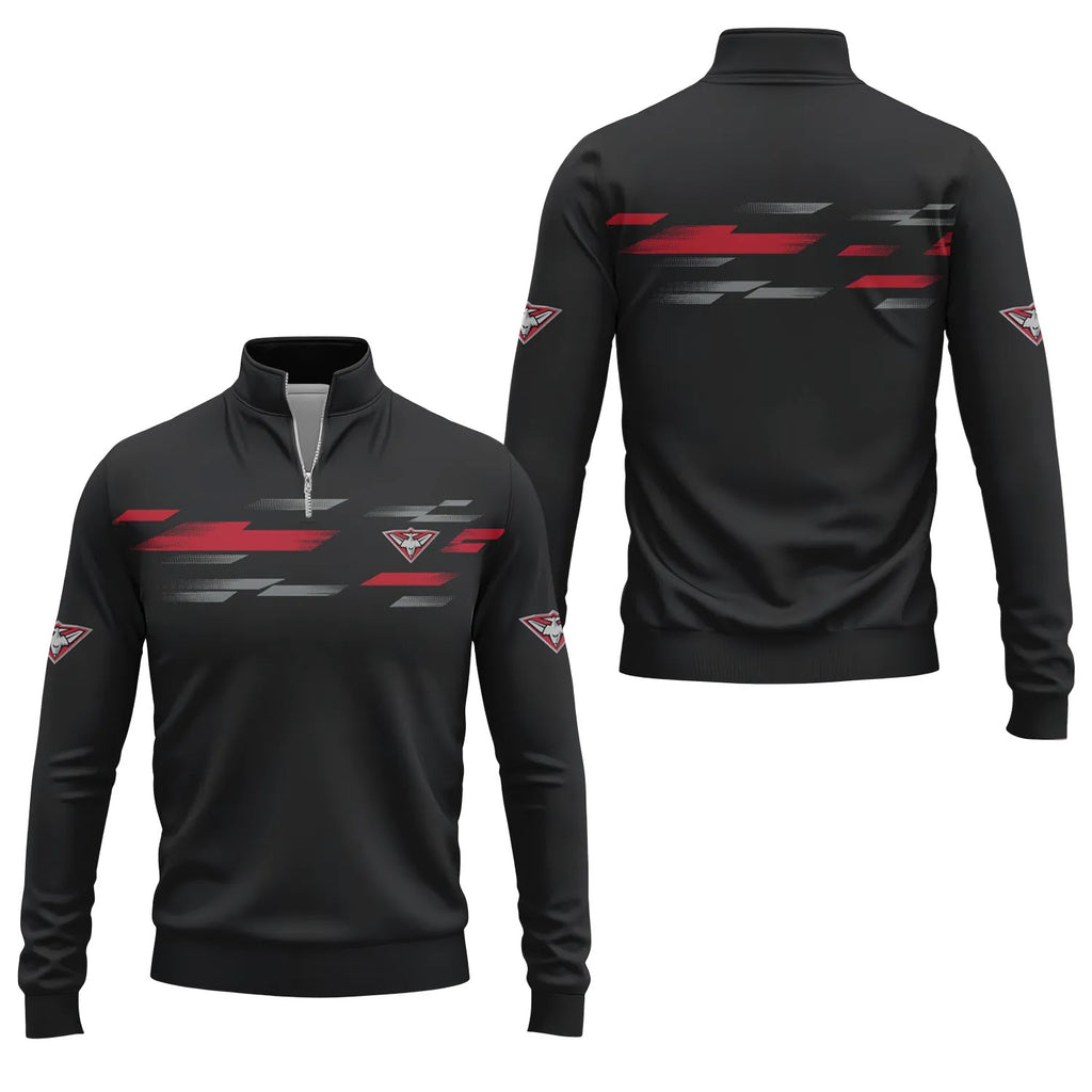Essendon Bombers Quarter-zip Pullover SC100