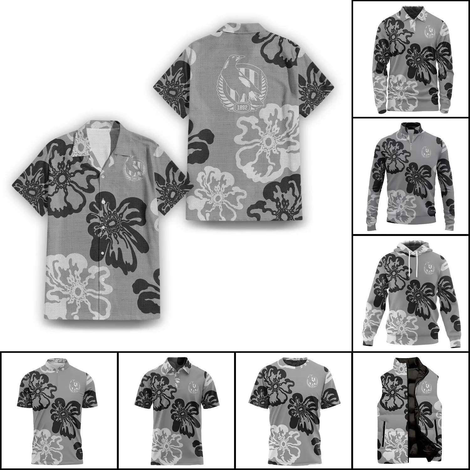Collingwood Magpies Apparels SHW073