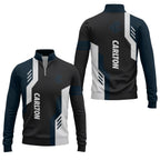 Carlton Blues Quarter-zip Pullover SC029