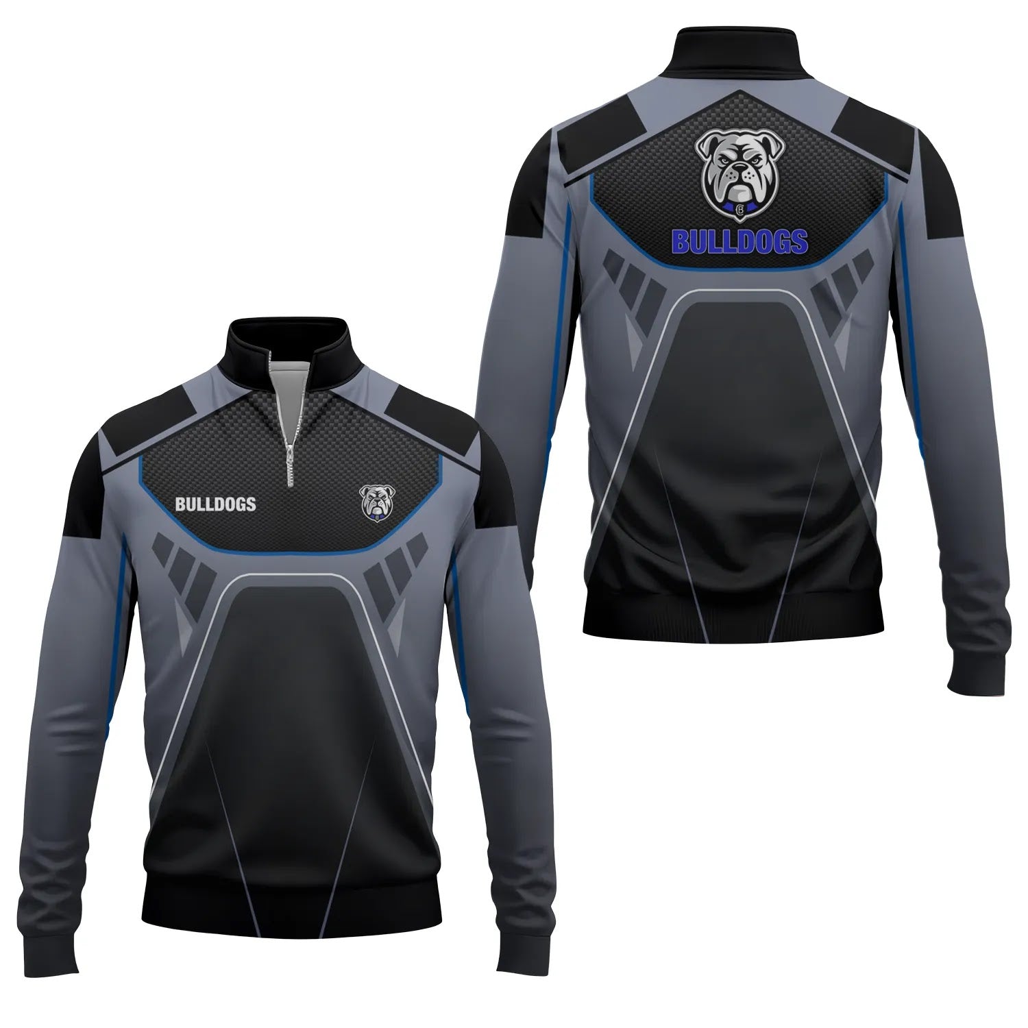 Canterbury-Bankstown Bulldogs Quarter-zip Pullover SC088