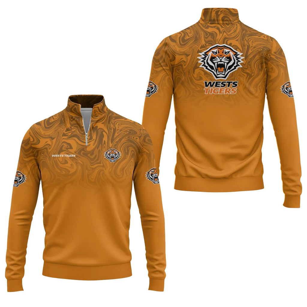 Wests Tigers Quarter-zip Pullover SC091